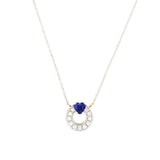 Collana Secret con Cuore Zaffiro