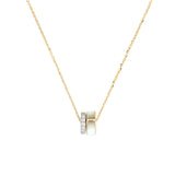 Collana Secret Madreperla e Diamanti