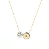 Dettaglio Collana Secret Onice e Diamanti