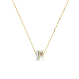 Collana Secret Madreperla e Diamanti